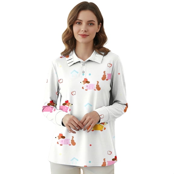 Womens Tops Stand Collar Long Sleeve Button Down Fall Casual Trendy Tops