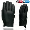 thumbnail image 4 of Milwaukee Leather MG7522 Men's Black Leather Waterproof Cruiser Motorcycle Hand Gloves W/ Gel Padded Palm 2X-Large, 4 of 8