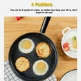 thumbnail image 5 of Four-Cup Egg Pan, Non-stick Grying Pan, Multi Egg Frying Pan, Compatible with All Heat Sources, 5 of 10