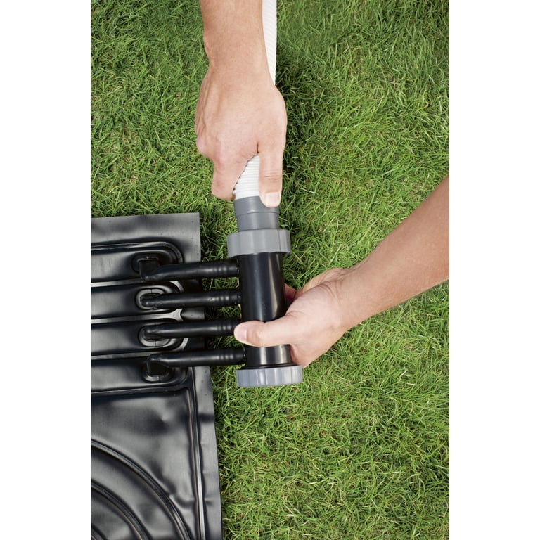 Bestway 43 x 67 inch Ground Clean Sun Powered Solar Pool Mat Pad Water  Heater - Walmart.com