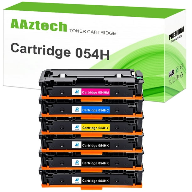 A Aztech Compatible Toner Cartridge for Canon 054H MF642cdw MF644cdw MF641cw LBP622cdw LBP621cw MF643cdw (3*Black,Cyan,Magenta,Yellow) - Walmart.com