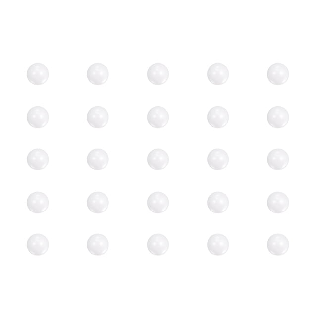 Unique Bargains 1.5mm Diamètre G10 Zircone Billes en Céramique ZrO2 Boule pour Roulements, Blanc 30 Pack