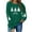 B-Army Green, variant on gakvbuo Christmas Sweater for Women Pullover Tops Fall Tunic Blouse Hoodless Sweatshirt 1