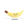 thumbnail image 2 of Cute Fruit & Vegetable Plush Squeaky Toy For Pet, Soft Sound Toy With Adorable Cartoon Shape,Pet Enrichment Toys,Gifts for Pets and Pet Lovers(Yellow), 2 of 5