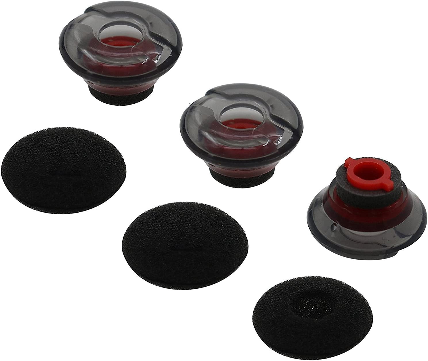 ALXCD Replacement Ear Tips For Galaxy Buds Live - 4 Pairs S/L Silicone Adapter Eartips, Includes Cleaning Cloth