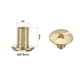 thumbnail image 2 of Uxcell 50 juegos M5 x 9mm Tornillo Chicago, tornillos de cabeza Phillips metálicos para unir remaches de cuero, tono dorado, 2 of 6