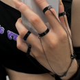 thumbnail image 3 of Hand Chain Ring Bracelet Hand Chain Punk Bracelet Hand Chain Bracelet Gothic Chain Butterfly Bracelet Gold Chain Bracelet Hand Jewelry For Women[J6444], 3 of 5