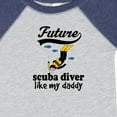thumbnail image 4 of Inktastic Diving Future Scuba Diver Like Daddy Boys Baby Bodysuit, 4 of 5