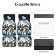 thumbnail image 5 of Film Ghostbusters Car Floor Mats 4-Piece Full Set Front Rear Auto Foot Mats Carpets Car Foot Pad Interior Accessories Decor, 5 of 6