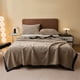 thumbnail image 1 of Manta de forro polar Sofá cama de poliéster Sherpa suave funda para el sofá para invierno y viajes, 1 of 6