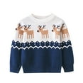 thumbnail image 3 of Synpos 2-7 Years Kids Girl Boy Cute Christmas Sweater Pullover Toddler Long Sleeve Outdoor Outfit., 3 of 5