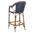 thumbnail image 6 of SAFAVIEH California Outdoor Patio Bar Stool w/ Arm, Navy, 6 of 11
