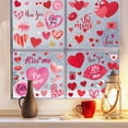 thumbnail image 4 of Michellecmm Valentine’s Day Window Clings Cute Heart Lips Candy Balloon Window Stickers Decorations for Home, 4 of 6