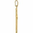 thumbnail image 2 of 10K Yellow Gold Passion Cross Pendant (30 X 16) Made In United States 10c1315, 2 of 5