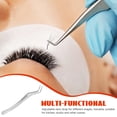 thumbnail image 3 of RENACLIPY Lash 1Pack Silver Curved Serrated Tip For Diy Lash Grooming, 3 of 8