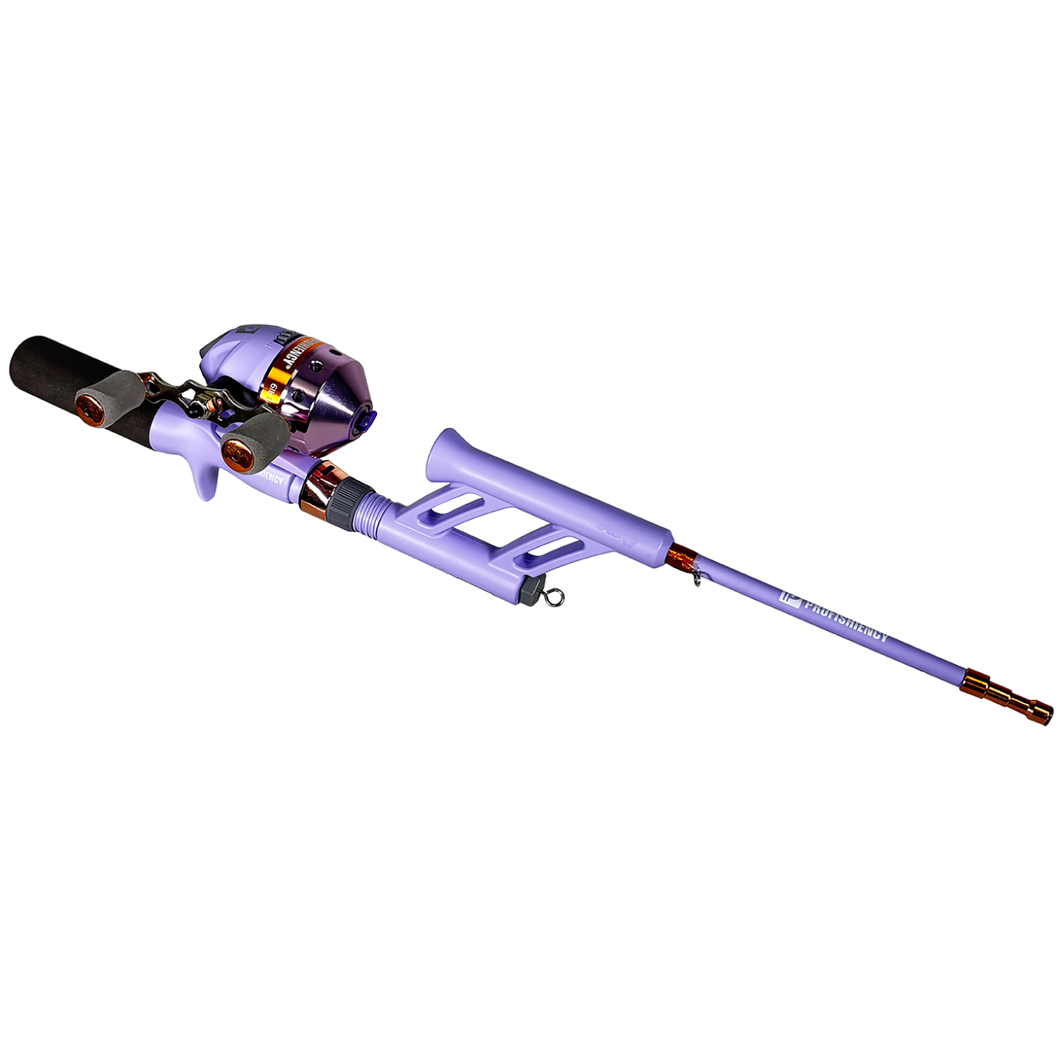 ProFishiency 34" Lavender Spincast Fishing Pole and Reel Combo photo 4
