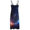 thumbnail image 4 of Galaxy Star Outer Space Sleeveless Dress Women's Luxury Party Dress Birthday Dresses for Women, 4 of 6