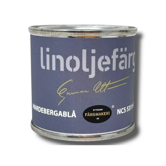 Ottosson - Swedish Linseed Oil Paint - ( Herdeberga Blue Sample Size 100ml )