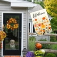 thumbnail image 6 of Welcome Fall Floral House Flags 28x40 Double Sided Wildflower Garden Flag Autumn Flags for Outside Farmhouse Porch Decorations Thanksgiving Yard Flag, 6 of 6
