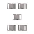 thumbnail image 2 of Youkk Metal Bag Webbing Belt Buckle Clip Clasp Stylish and Sturdy Gray black Inner diameter 38mm 5Set, 2 of 6