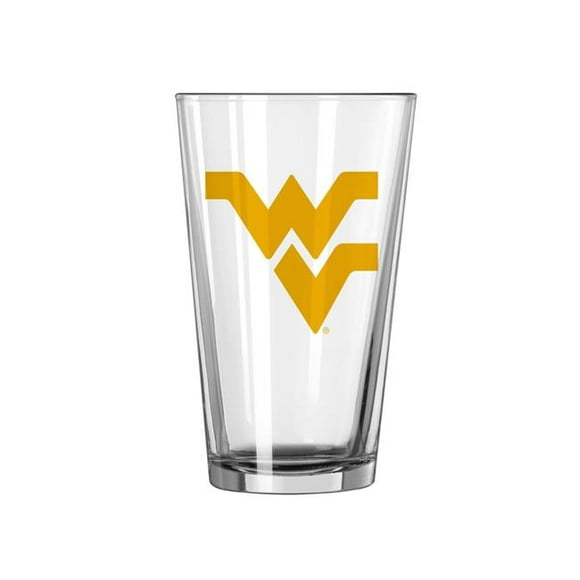 Logo Chaise 239-G16P-8 Verre à Pinte Logo NCAA West Virginia Mountaineers 16 oz