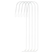 Uxcell Big Eye Beading Pin 5.5 inch Long Curved Beading Needles with Handle 5 Pack