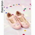 thumbnail image 3 of Girls Mary Jane Flats Toddler Kids School Uniform Party Dress Shoes(AX314 Pink/9M), 3 of 6
