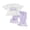 Purple, variant on BemeyourBBs Toddler Baby Girl Birthday Outfit 1 2 3 4 5 Years Old Birthday Summer Clothes Baby Girls Ruffled Short Sleeve Crew Neck Letters T-shirt with Plaid Flare Pants Set