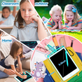 thumbnail image 6 of Richgv 8.5 Inch LCD Writing Tablet for Kids, Electronic Graphics Tablet Drawing Tablet Doodle Pad, Educational Learning Toys Wipe Learning Board for Kids Adults Blue, 6 of 8