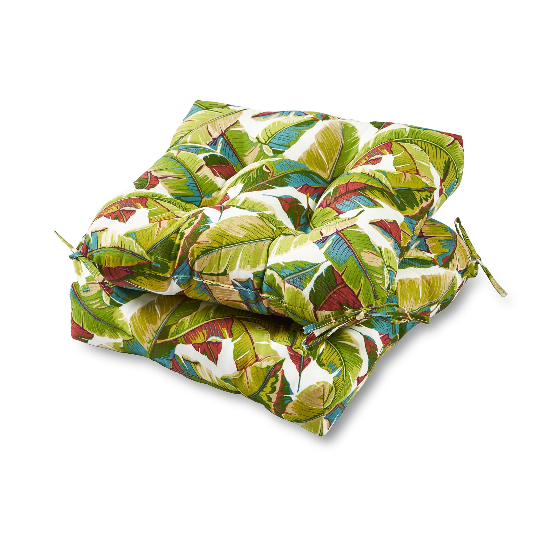 tropical palm leaf plush