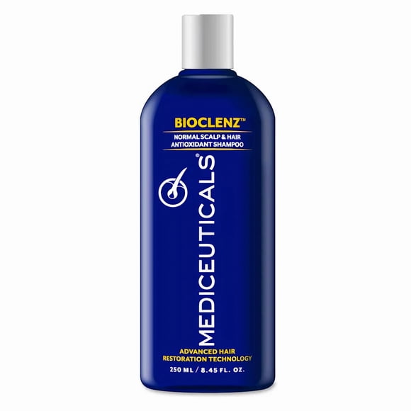 Mediceuticals Bioclenz Shampoo - Champú anticaída para mujeres y hombres - Champú para la caída del cabello debido al efluvio telógeno - Champú para la caída del cabello posparto - Para cabello y cuer