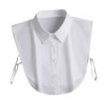 thumbnail image 3 of Cuello de blusa falso para mujer, parte de blusa desmontable, cuello de muñeca falso para niñas y mujeres, 3 of 8