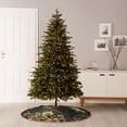 thumbnail image 6 of Disketp Palatial Gold Pattern Horse Christmas Tree Skirt, Christmas Tree Decorations, Christmas Decor, Tree Mat Decoration(30-48IN)-36", 6 of 6