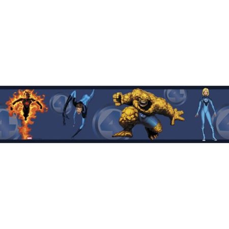 RoomMates RMK1030BCS Fantastic Four Peel & Stick Border