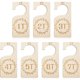thumbnail image 1 of Separadores de armario de madera con forma de rótula para ropa de bebé de 1 a 7 pulgadas, 7 unidades, 1 of 7