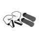 thumbnail image 5 of 2 piezas Pedales Pedales de la máquina elíptica Piezas de pie de pie Antislip con cuerdas de extracción para deportes de gimnasia Negro, 5 of 8