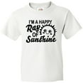 thumbnail image 3 of Inktastic Im a Happy Ray of Sunshine with Happy Sun Youth T-Shirt, 3 of 5