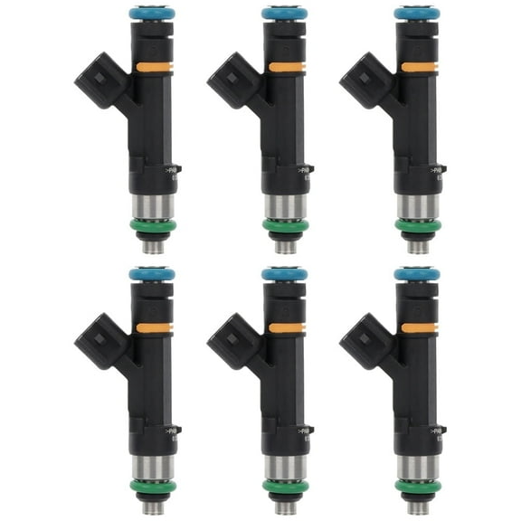 AUTOMUTO 4 Holes 6Pcs Fuel Injectors Compatible for 2008-2010 for Dodge for Grand Caravan,2007-2010 for Jeep for Wrangler 280158119