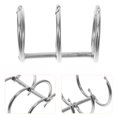 thumbnail image 3 of HEMOTON Worgeous 10pcs Mini Openable 3 Ring Binder Rings Iron Loose Leaf Rings for Index Cards Binding Clasps for Calendar and Book Binding, 3 of 5