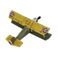thumbnail image 4 of Home Indoor Decorative Metal Yellow Brown Plane, 4 of 5