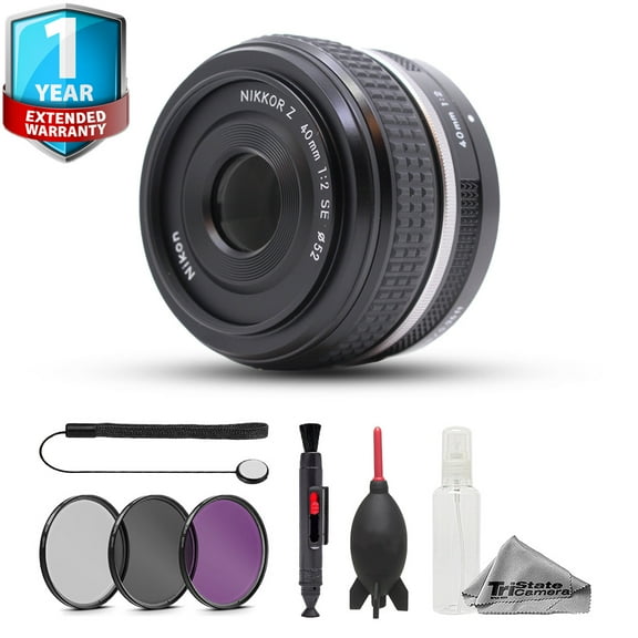 Nikon NIKKOR Z 40mm f/2 (SE) Lens - 7pc Essentials Bundle   1 Yr Warranty