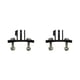 thumbnail image 4 of Soporte de montaje Inteprter para cámara paracaidismo casco aleación de aluminio Negro 2Conjunto, 4 of 6