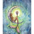 thumbnail image 2 of CafePress - Mermaid Moon 9 X 12 Cp Throw Blanket - Soft Fleece Throw Blanket, 50"x60" for All Ages, 2 of 2