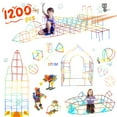 thumbnail image 2 of Juguetes de construcción STEM Straw Constructor Toys Giibro, 1200 piezas, 2 of 6