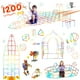 thumbnail image 2 of Juguetes de construcción STEM Straw Constructor Toys Giibro, 1200 piezas, 2 of 6