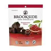 Pack of 2 Brookside Pomegranate Snacking Dark Chocolate, 7 oz (Package May Vary)
