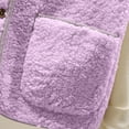 thumbnail image 7 of Fnooota Womens Fleece Vests, Sleeveless Warm Buttons Lightweight Winter Coats Outerwear Purple Size M, 7 of 7