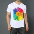 thumbnail image 2 of Summer Short Sleeve Tops Crew Neck Shirts for Men Flowers (22)Plus Size Tee Shirts XS-5XL, 2 of 5