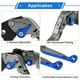 thumbnail image 4 of Palancas de freno y embrague cortas y largas para Yamaha YZF R1 99-01, palanca de freno ajustable en 6 posiciones, aleación de aluminio, mango de titanio con extremo azul, 4 of 6