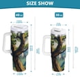 thumbnail image 6 of Yayeee 40oz Stainless Steel Tumbler with Straw and Handle Double-Wall Insulated Travel Water Bottle, Pine Tree, 6 of 8